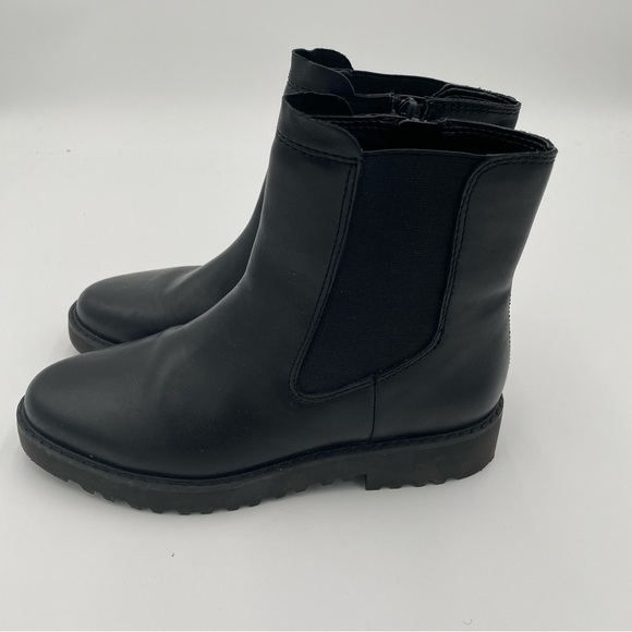 Franco Sarto Carian Leather Essential Chelsea Boots Ankle Booties Black Size 6 - Picture 6 of 9